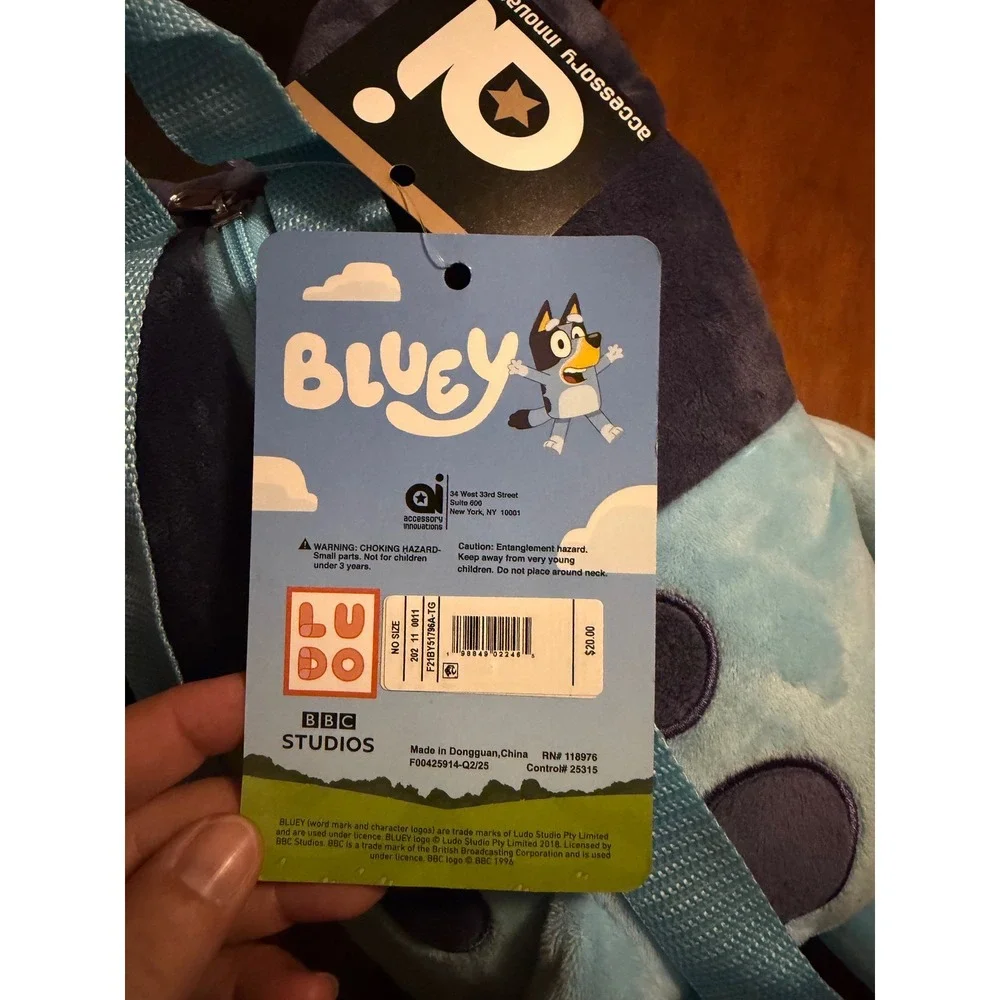 Bluey Plush Backpack and Muffin Corduroy Plush Bundle BBC Studios Accessory Inn